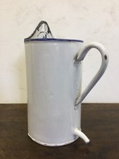 Ancien Pot à Lavement Émaillé