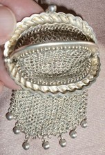 Bourse argent massif à 2