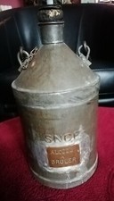 RARE Ancien Bidon à Alcool Publicitaire SNCF Chemin de Fer Français Années 1920