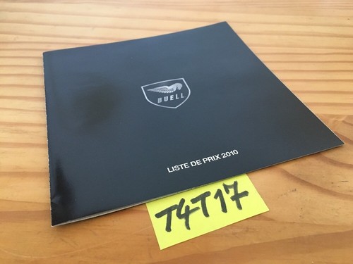 Buell liste prix 2010 brochure