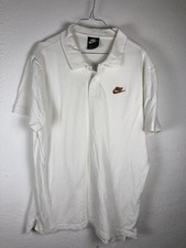 Nike Polo T-Shirt Blanc Taille