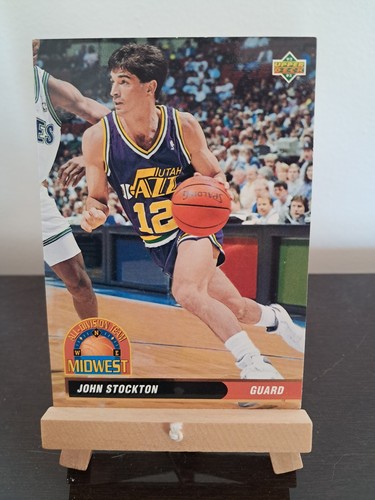 John stockton jazz upper deck - john,