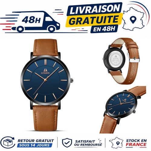 Montre homme lenqin quartz - homme,