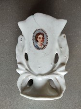 Petit Vase de Mariage en Porcelaine - Décor Médaillon -  circa 1900