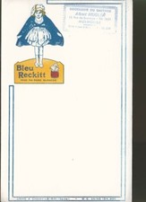 Buvard  -  BLEU RECKITT