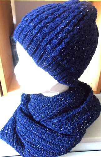 Bonnet snood tricote - bonnet,