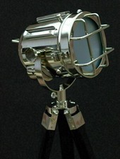 Ancien Spot Nautique 40" Studio Cinéma Recherche Lampe sur Trépied Lampadaire