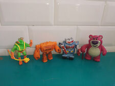 Lot 4 Figurines PVC toy story 3 lotso chunk spark twitch 6 à 8cm