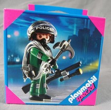 PLAYMOBIL 4693 POLICIER unité spéciale intervention agent forces  BOITE NEUF