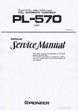 Service Manuel D'Instructions