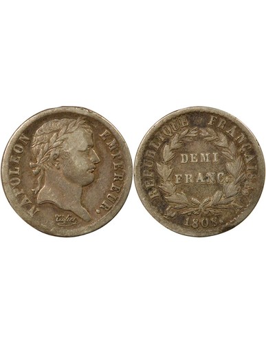 France napoléon 1 2 - 1/2, franc