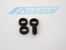 ALEZAN MODELS . 1/43 . SET 4 PNEUS SOUPLES . DIAMETRE 12,5 mm . REF 52 .