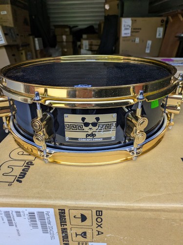 Pdp black gold snare - black, 13
