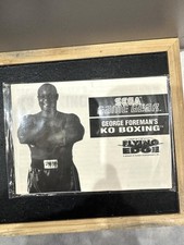 Notice seule SEGA Game Gear george foreman's ko boxing