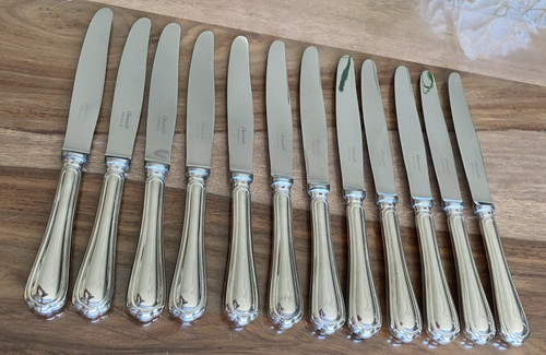 Christofle couteaux de - 12,