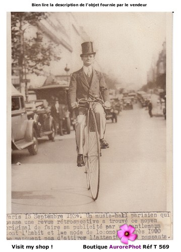 Paris 1934 vélo grand - 1934,, bi