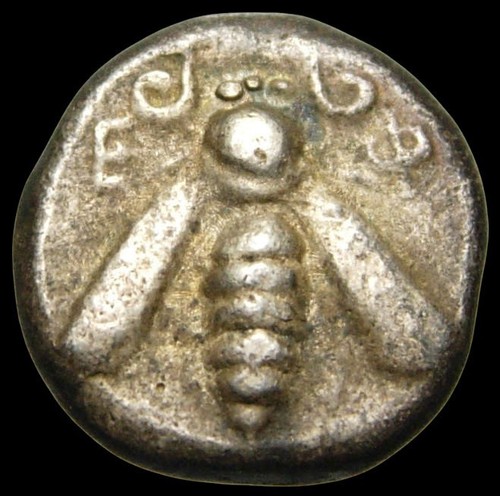 Drachme ionia ephesos - drachme, ionia,
