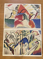WASSILY KANDINSKY - LOT 2 LITHOGRAPHIES ORIGINALE SIGNÉES - COMPOSITIONS - 1955
