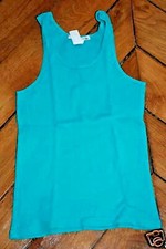 Ravissant Débardeur à côte Bleu Tahiti  BONPOINT Boutique 10 Ans