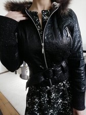 Blouson court cintré noir