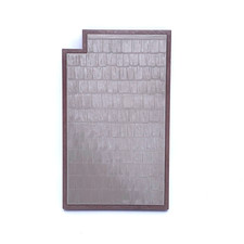 PLAYMOBIL * FORET * Toit de l'Appentis Gris Brun 90x150mm Maison Forestière 4207