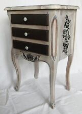 Chevet table de nuit  console meuble d'appoint bois rangement tiroirs