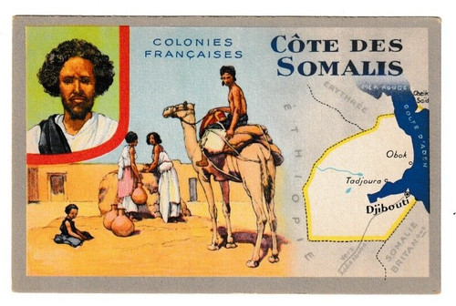 Côte des somalis carte - côte,