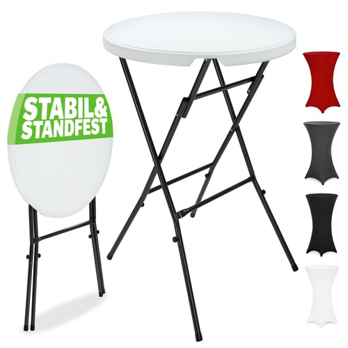 Table haute pliable avec
