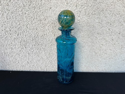 Rare carafe bleu murano - bleu, en