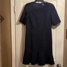 Chaps navy blue dress