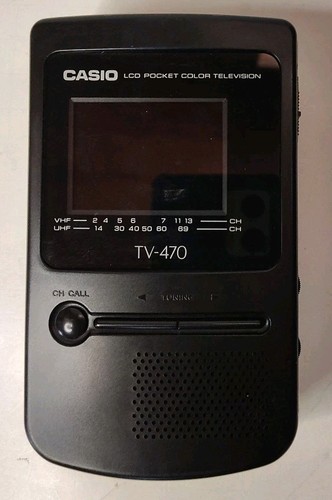 Casio 470 black portable - tv-470,