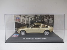 SIMCA TALBOT MATRA MURENA Or Doré Gold Metalic de 1981 par IXO au 1/43