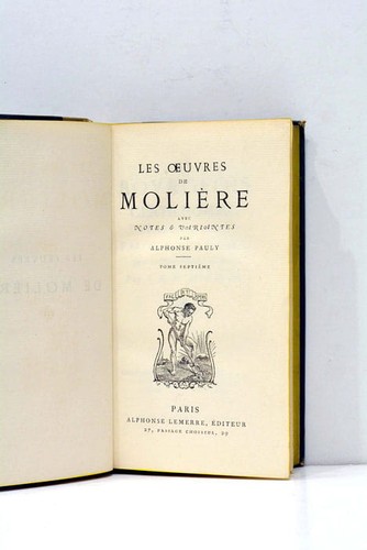 Les oeuvres molière tome - tome, vii