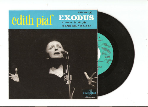 Edith piaf exodus 45t - piaf,