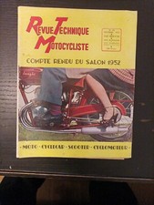 Revue Technique Motocycliste Jonghi H 250 CR salon 1952 les bougies 