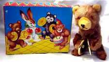AUTOMATE CARL - OURS AVEC CYMBALES ET SA BOITE D'ORIGINE - MADE IN WEST GERMANY