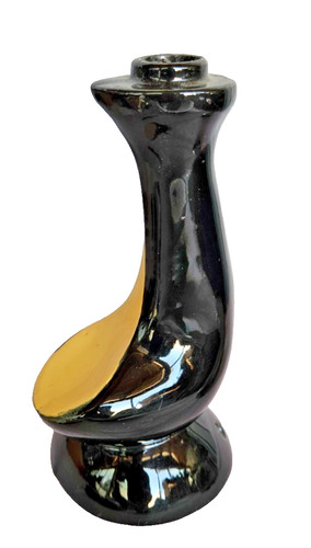 Annees pied lampe jaune - ,