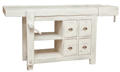 Table banc country bois de - banc, en