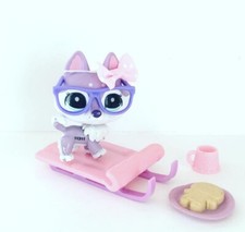 AUTHENTIC LPS Littlest Pet Shop #2109 Blythe Moscow Purple Husky w/ access.