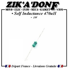 Self Inductance 470uH 1W