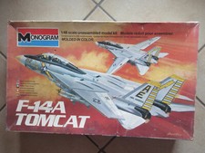 F-14A TOMCAT, MONOGRAM, 1/48, réf: 5803, 1981, ( airfix, heller, matchbox ).
