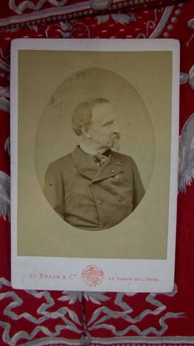 Ancienne photo cabinet - ancienne, braun