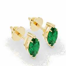 Boucle d'oreille clous halo