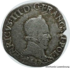 G3081 Rare Demi Teston Henri