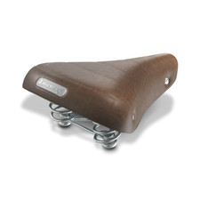 Selle Vélo cyclo vintage Royal Ondina gel marron avec chariot