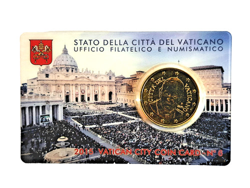 Coin card vatican city - coin,