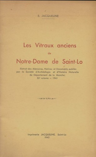 Les vitraux anciens - , de