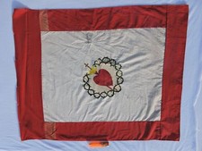 JOLI DRAPEAU de POILU 14-18 SACRE COEUR DE JESUS 