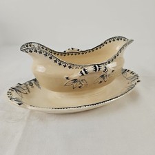 Saucière Décor Alger De Sarreguemines En Terre De Fer Fin 19ème 