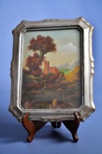 Tableau Huile Sur Cuivre Peint